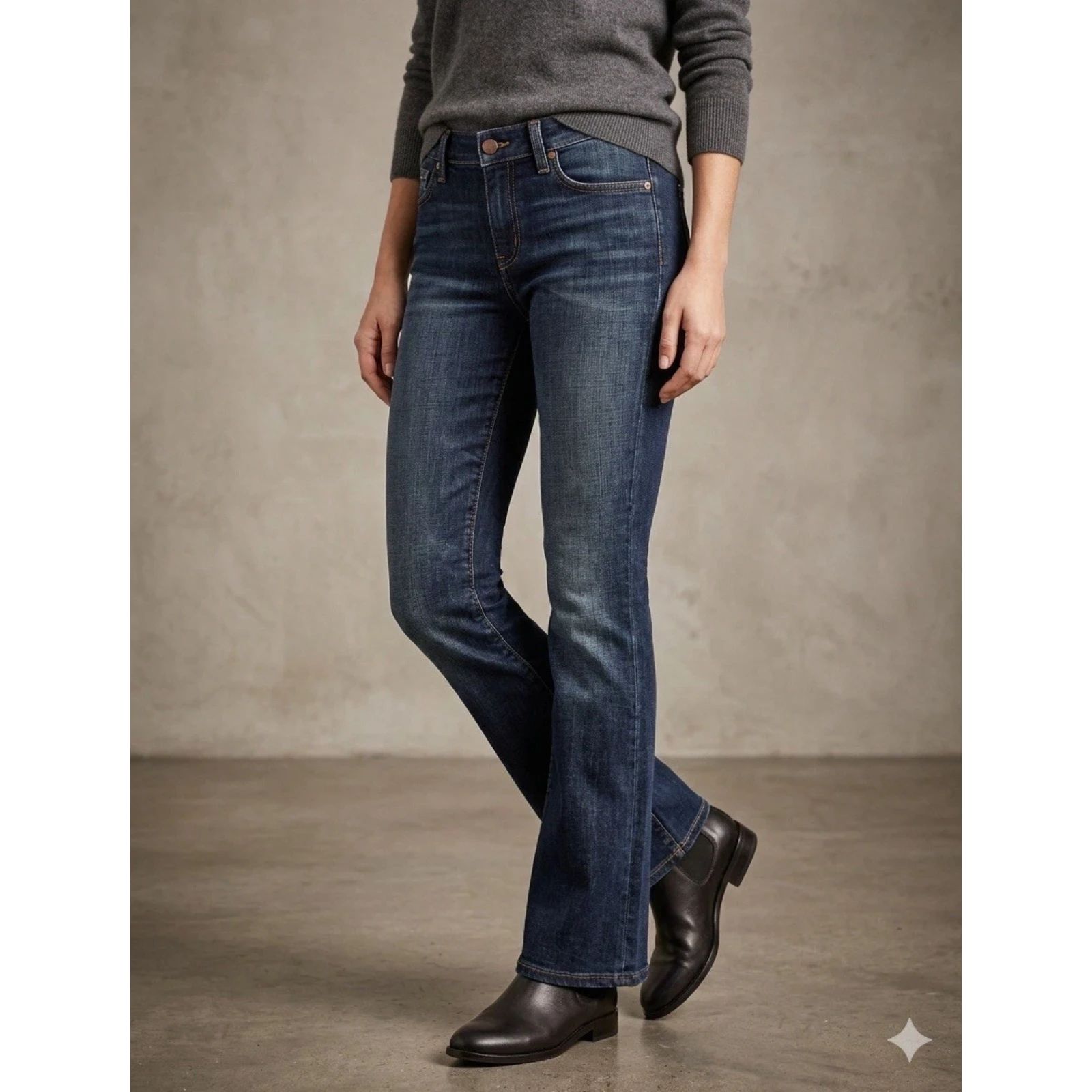 Joe's Jeans Womens 28x29 Visionaire Camille Boot Cut Womens Dark Wash Denim Y2k